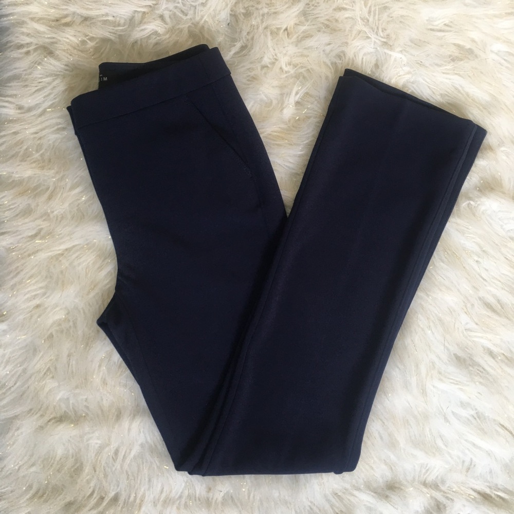 WHBM “The Slim” navy pants size 4